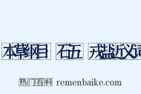 本草纲目·石五·戎盐近义词是什么意思的图片